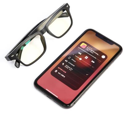 China Super Value BT5.0 Wireless Headphone Fashionable Glass Shades Anti-glare Anti-scratch IP66 Rate Mp3 Waterproof Blue Block PolarizedSunglasses 2022 for sale