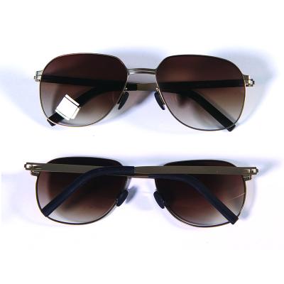 China Pilot Sunglasses 2021 high-end fashion sunglasses shades unisex luxury polarized sunglasses for sale