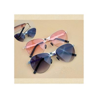 China High Quality New Pilot Trends Metal Custom Logo Polarized Luxury Women Adult Female Sunglasses Sun Glasses for sale