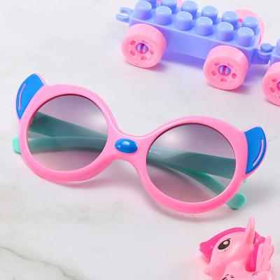 China Lovely new children's cute UV400 mice shades plastic cartoon children's glass sunglasses cheap wholesale for sale