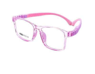 China Computer Anti Blue Glasses Ultralight Silicone Frame For Students Anti Blue Light Eye Protection Glasses for sale