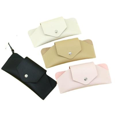 China High Quality Soft PU Leather Box Glass And Sunglasses Case for sale