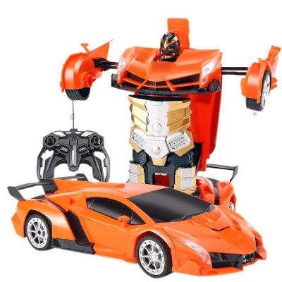 China Wholesale Funny Toy For Adults Radio Control Funny RC Car Hobby Deformation Robot RC Boat Transformation Toys for sale