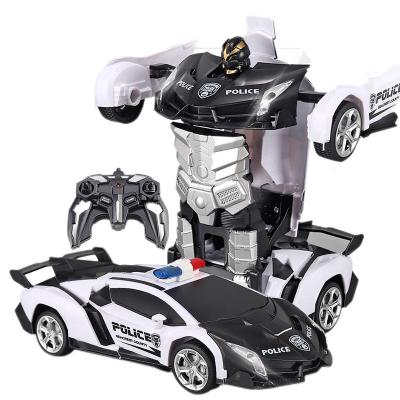 China Hot Selling RC Hobby Amazon 2.4G/Charging Radio Control Car 1/12 Racing Car With One Button Transforming RC Transform Robot R/C Car Toy for sale