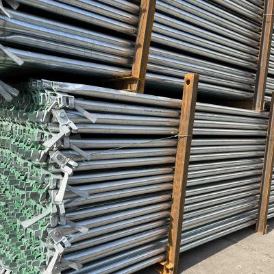 China Scaffolding Bar 42*2.75*900 4.39kg Industrial Galvanized Diagonal Scaffold Diagonal Bar for sale