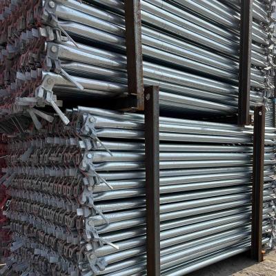 China 42*2.75*600 3.99kg Industrial Hot Galvanized Horizontal Scaffolding Diagonal Brace for sale