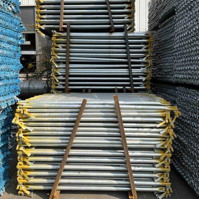 China Industrial Wholesale 42*2.75*900 4.39kg Galvanized Horizontal Diagonal Scaffolding Brace for sale