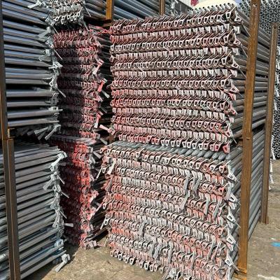 China 42*2.75*1500 China-made industrial 6.51kg steel scaffold vertical diagonal brace for sale