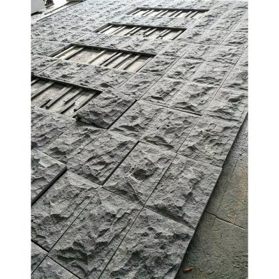 China Modern Original Black Wall Cladding Granite Mushroom G684 Granite For Wall Cladding Of Exterior Decoration for sale