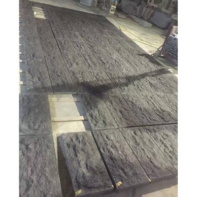 China China Black Granite Industrial Exterior Facade Wall Black Stone Cladding Tile for sale