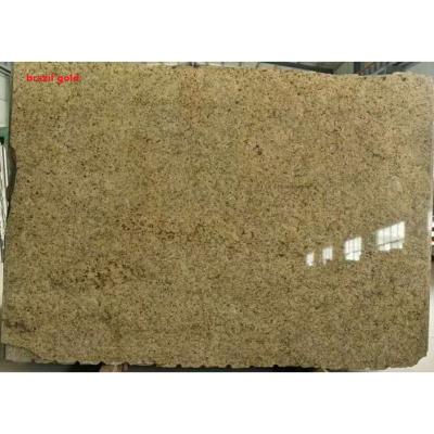 China Brazil Gold Royal Granite of Brazil Traditional Leopard Gold Granite Slab Prices Amarelo Jaguar for sale