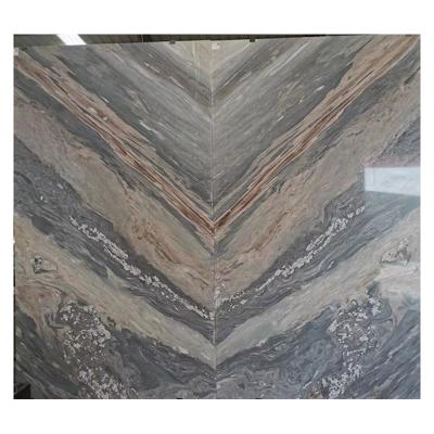 China Nuvolato Modern Italian Classio Bianco Palissandro Dark Blue Wood Marble for sale