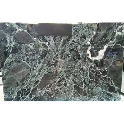 China Modern polished marmo verde alpi scuro dark green marble for countertops for sale