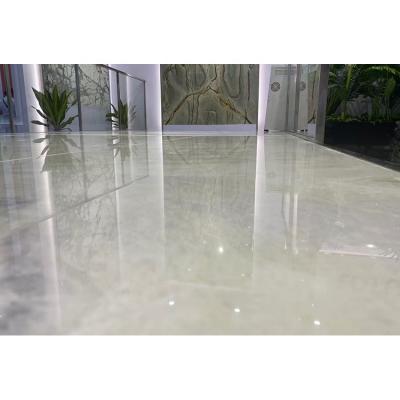 China Modern Translucent Sun New Devon Namibe Light Green Marble For Flooring for sale