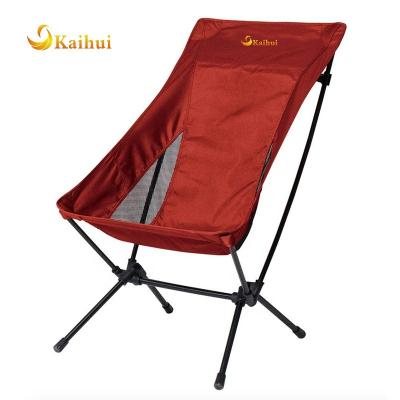 China Portable Adjustable Lightweight High-Back Camping Chair Compact Backpacking Chair for sale