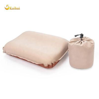 China PORTABLE AND FOLDABLE Outdoor Camping Inflatable Travel Foam 3D Sponge Pillow for sale