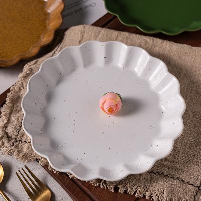 China Disposable Tableware Sets Dinnerware Plates Load Nordic Wedding Matte Plate Serving Ceramic Plates 2022 for sale