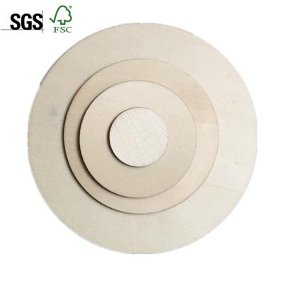 China Europe cao county hot sales various sizes of plywood wood laser cut circle puzzle amusement toy board for sale