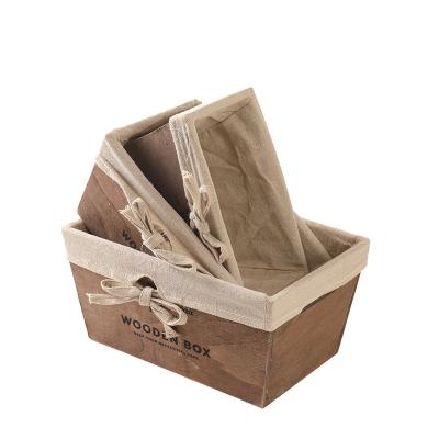 China Attractive Home Decoration Item Wooden Storage Crates Eco-Freindly Storage Box for sale