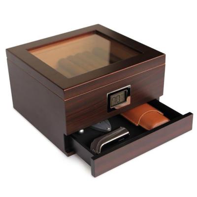 China Household use top supplier new fashion cheap wooden cigar box with logo for sale