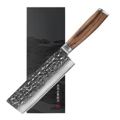 China Sustainable 7 Inch Cook Knife Damascus Knife Stainless Steel Knife for sale