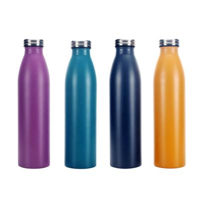 China 18/8 PORTABLE High Quality Stainless Steel Empty Stainless Steel Water Bottle Double Wall Flasks Vacuum Bottle For Sports for sale