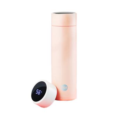 China FGA 16oz PORTABLE Wholesale Vacuum Flask Led To Show Smart Stainless Steel Water Bottle for sale