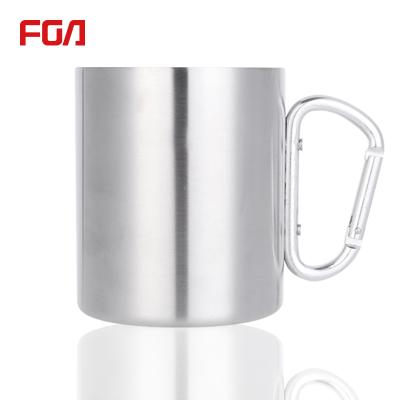 China Fuguang Wholesale Disposable Customized BPA Free Water Bottle Stainless Steel Travel Coffee Mug For Drinking For Outdoor for sale