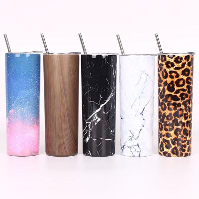 China Viable FGA 20oz Sublimation Vacuum Blanks Lean Tumbler Sports Bottle Stainless Steel Blank Tumbler for sale