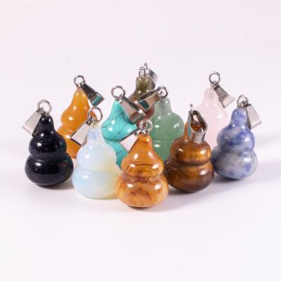 China FASHIONABLE source agate gourd border hot-selling unisex natural pendant for agate jewelry and creative gifts for sale