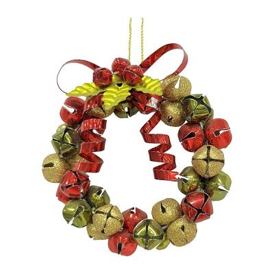 China YIXING New Products Christmas/Halloween/Party Decorations Iron To Ornament Garland Bell Hanging Garland Bell Decoration Christmas Decorations for sale