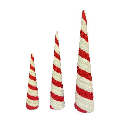 China Red and White Christmas Tree Ornamentsluxury/YIXING Christmas Halloween Decorations/Small Party Ornaments Romantic Holiday Atmosphere Party Christmas Tree Decoration for sale