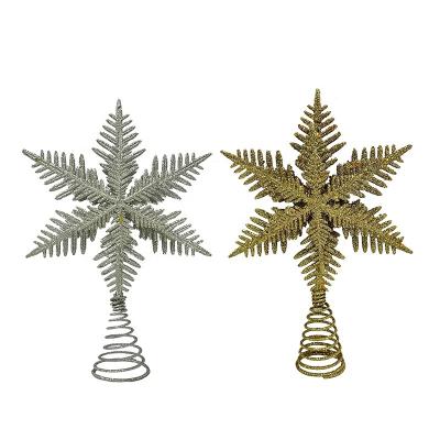 China YIXING Luxury Sequin Christmas/Halloween Decorations/Party Ornaments Christmas Decoration For Plastic Tree Topper For Shopping Malls Glitter Snowflake for sale