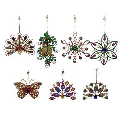 China Yixing Custom Christmas/Metal Small Colorful Butterfly Party Decoration Halloween/Party Decorations For Christmas Home Wall Deco for sale