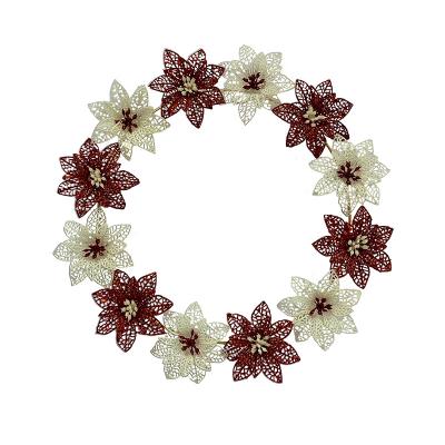 China Luxury Christmas Wreath Garland Decor Christmas Garland/YIXING Ornaments Supplier Halloween/Party Decorations For Christmas Tree Hanging Decorations for sale