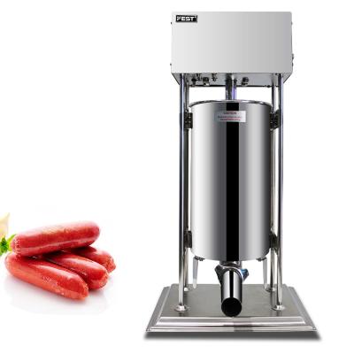 China Sausage Processing Industrial FEST Meat Sausage Filling Machine Durable Horizontal Fast Meat Processing Equipment Sausage Filler 10l for sale