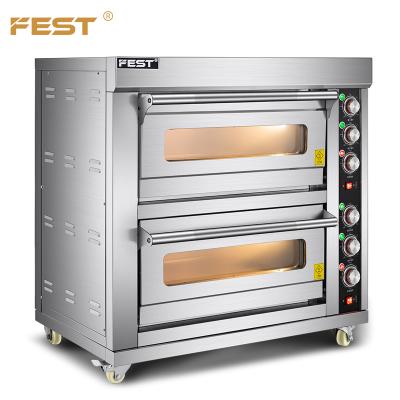 China Outdoor FEST Built In Ovens 128l 2 Decks 2 Decks Wall Oven Machines 220v Electric Bakery for sale