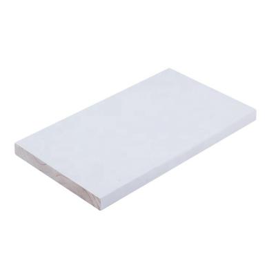 China Hotel Finger Radiata Pine LVL S3S S4S Wall Panel White Gesso Primed Trim Board Joint Wood Baseboard Skirting Molding Window Frame for sale