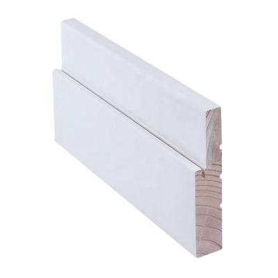 China Door Jamb Slotted Groove Door Frame Modern Main Common Chinese Gesso Finger Radiata Pine Water Resistant Wood Customizable Exterior Door Jamb for sale