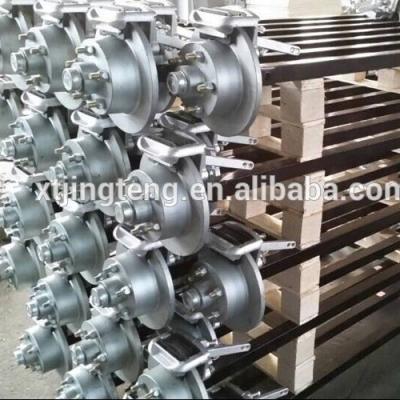 China Trailer Parts Caravan Axle Disc Brake High Quality Right Rear Axle for sale