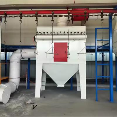 China Machine Type Personalized Vacuum Adsorption Electrostatic Metal Coating Assembly Line for sale