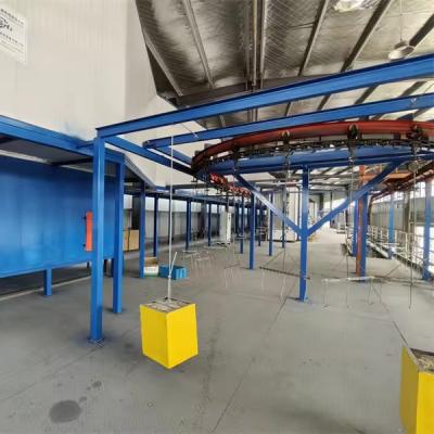 China Non-Standard Electrostatic Powder Coating Line for Steel Substrates Weight 10000 KG for sale