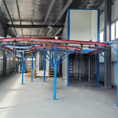 China 120mm Insulation Thickness Steel Substrate Custom Assembly Line Powder Coating Machine for sale