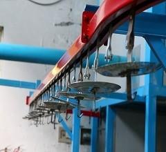 China Manufacture 1.2mm Steel Material Electrostatic Powder Coating Line for Printing Shops for sale