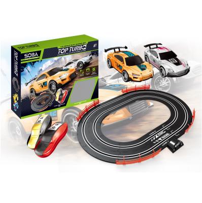 China 1:43 high speed track toy rc racing track toy slot racing electric miniature racing car for kids for sale