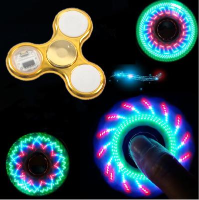 China Hot Selling Spinning Top Metal Spinning Toy For Kids And Adult Spinner With Led Light for sale