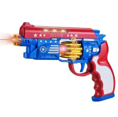 China Toy Electronic Toy Guns Toys Eight Sounds Luminous Plastic Electric Toy Guns For Boys for sale