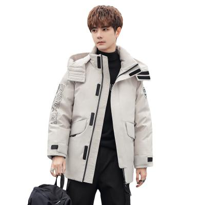 China Custom Made Waterproof Men Down Long Parkas Autumn Winter Jacket Thicken Hooded Parkas Overcoat Plus Size Warm Coat for sale