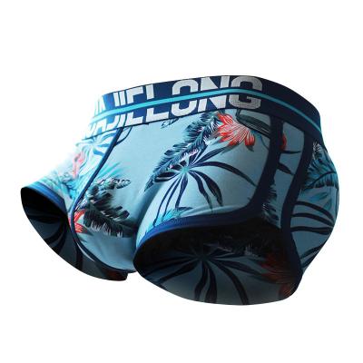 China Wholesale High Quality Antibacterial 100% Cotton OEM Compression Sublimation Printing Custom Logo Underwear Men Boxer Short Briefs for sale