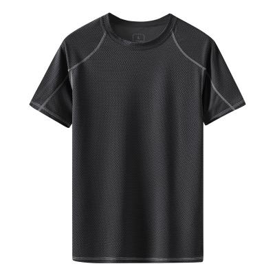 China Unisex Custom Logo Anti-Wrinkle Round Neck Sport Couples T-shirt Manufacturer for sale